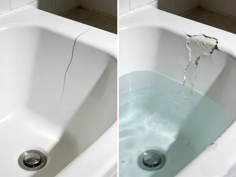 What Causes Cracks and Chips in Fiberglass Tubs & Showers?